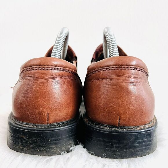 🎉Clearance🎉Dockers Brown Leather Pro Style All Motion Comfort Dress Shoes 9M - Picture 6 of 10